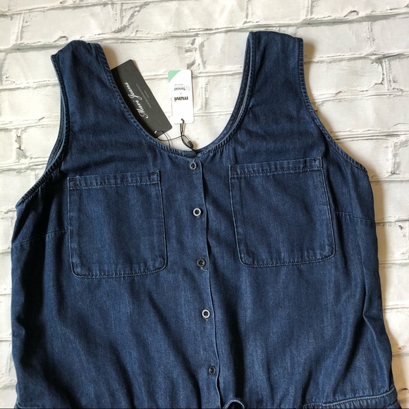 NWT Mavi X Tencel Krista Denim Romper - Picture 3 of 9